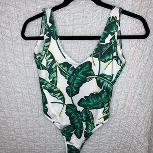 One piece bathing suit